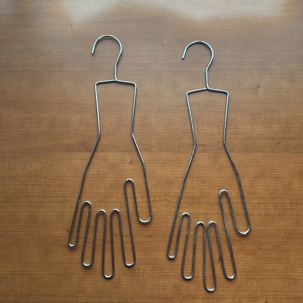 Vintage Wire Glove Form Stretcher Frame Set of Two